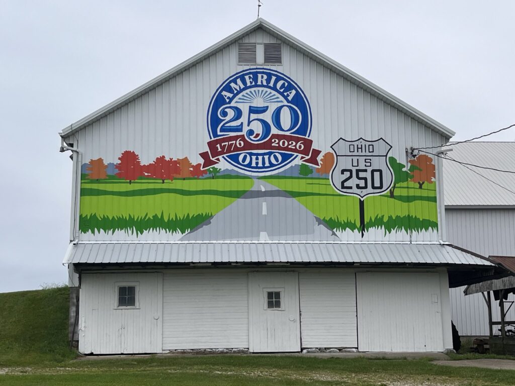 Photo, the Completed Barn Mural – A New Photo Opp on U.S. 250